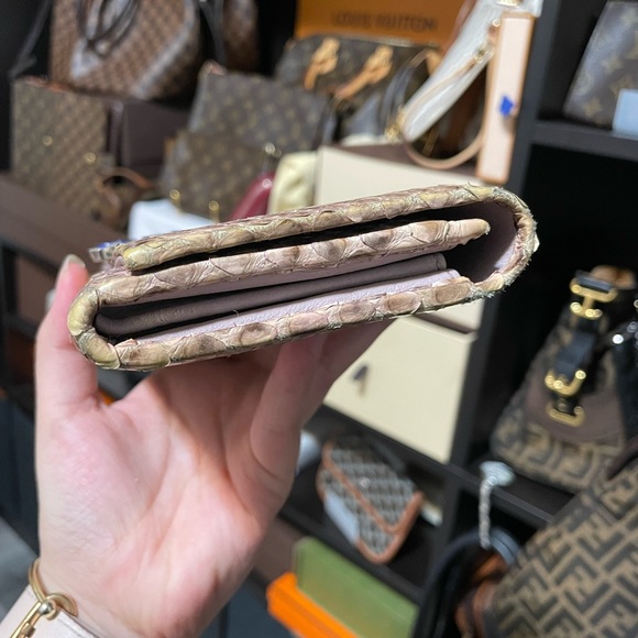 Gucci GG python Purple Long Wallet - Picture 4 of 5